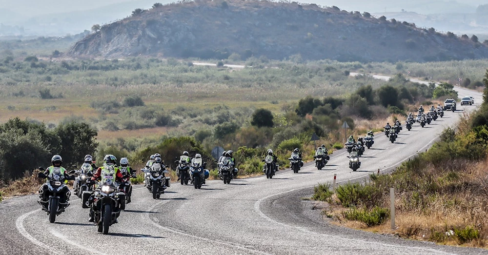 14 FARKLI ÜLKEDEN, 100 MOTOSİKLET GEZGİNİ ÜLKEMİZİN DOĞAL GÜZELLİKLERİ KEŞFEDİYOR