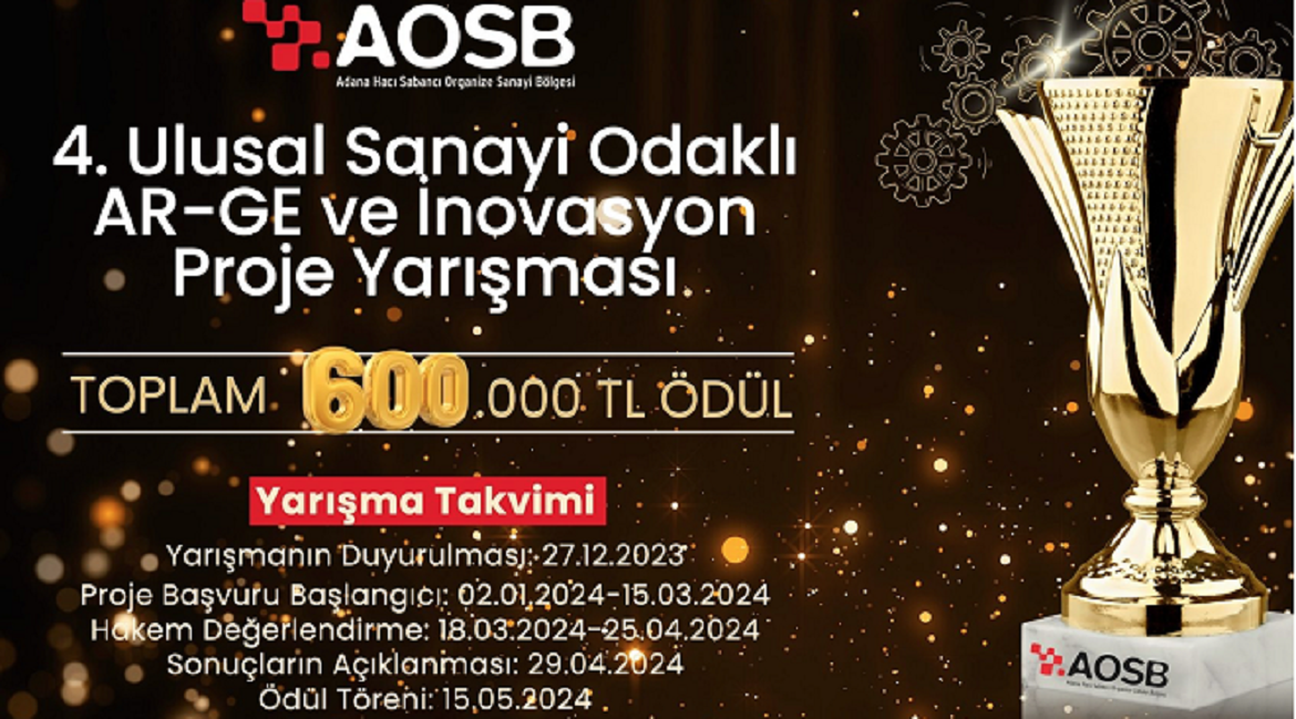 AOSB 4. ULUSAL SANAYİ ODAKLI AR-GE VE İNOVASYON PROJE YARIŞMASI 